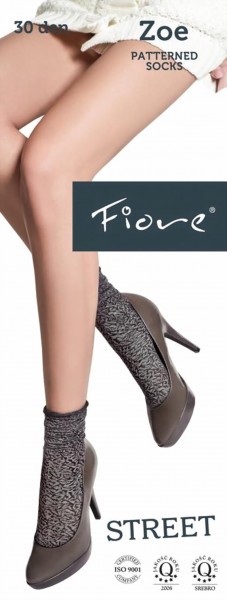 Fiore - Patterned socks Zoe 30 denier