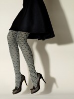 Gerbe - Designer patterned tights Nuit Fauve Gerbe - Designer patterned tights Nuit Fauve