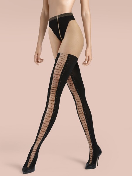 Kunert de Luxe Claudia Schiffer Legs Laced Collant
