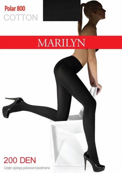 Marilyn - Warm and soft cotton tights Polar 200 den