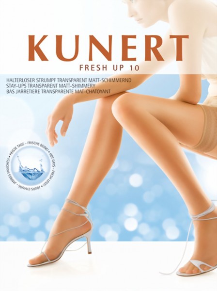 Kunert - Transparent summer hold ups Fresh up 10