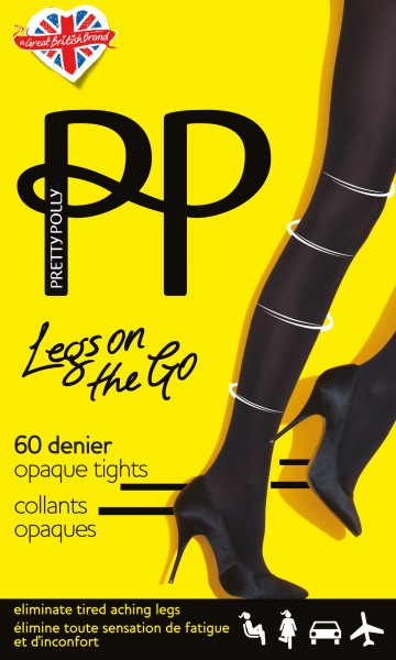 Pretty Polly Legs on the Go - Collant opaque de 60 deniers