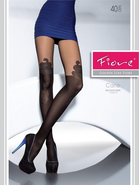 Fiore - Sophisticated mock over the knee tights Carie 40 DEN