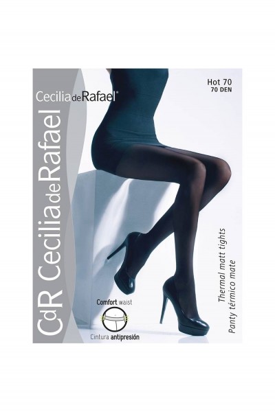 Cecilia de Rafael Hot - 70 denier warm and soft winter tights