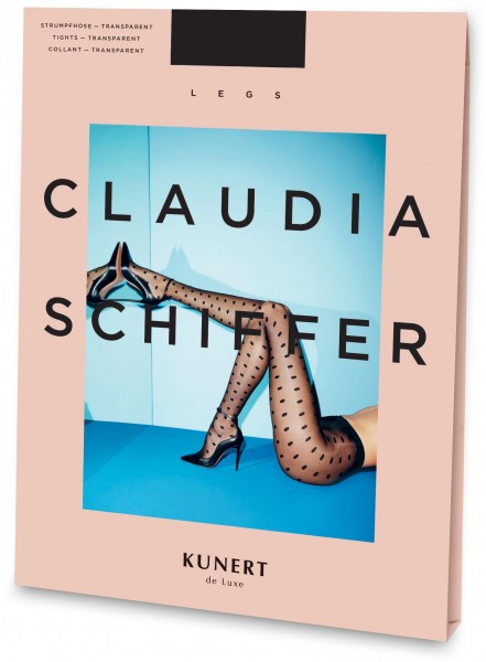 Claudia Schiffer Legs No. 1 KUNERT de Luxe - Polka Dot Tights