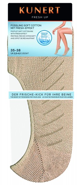 Kunert - Classic shoe liner with cotton Fresh up