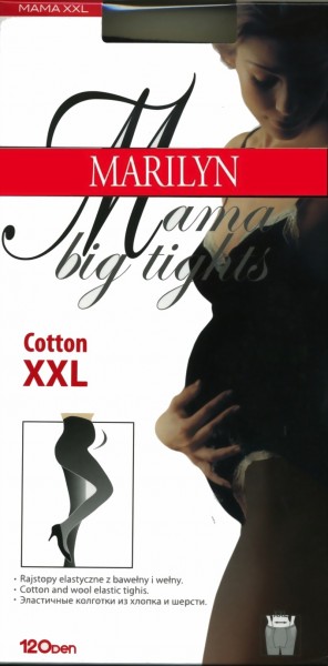 Marilyn - Opaque warm maternity tights Mama 120 denier