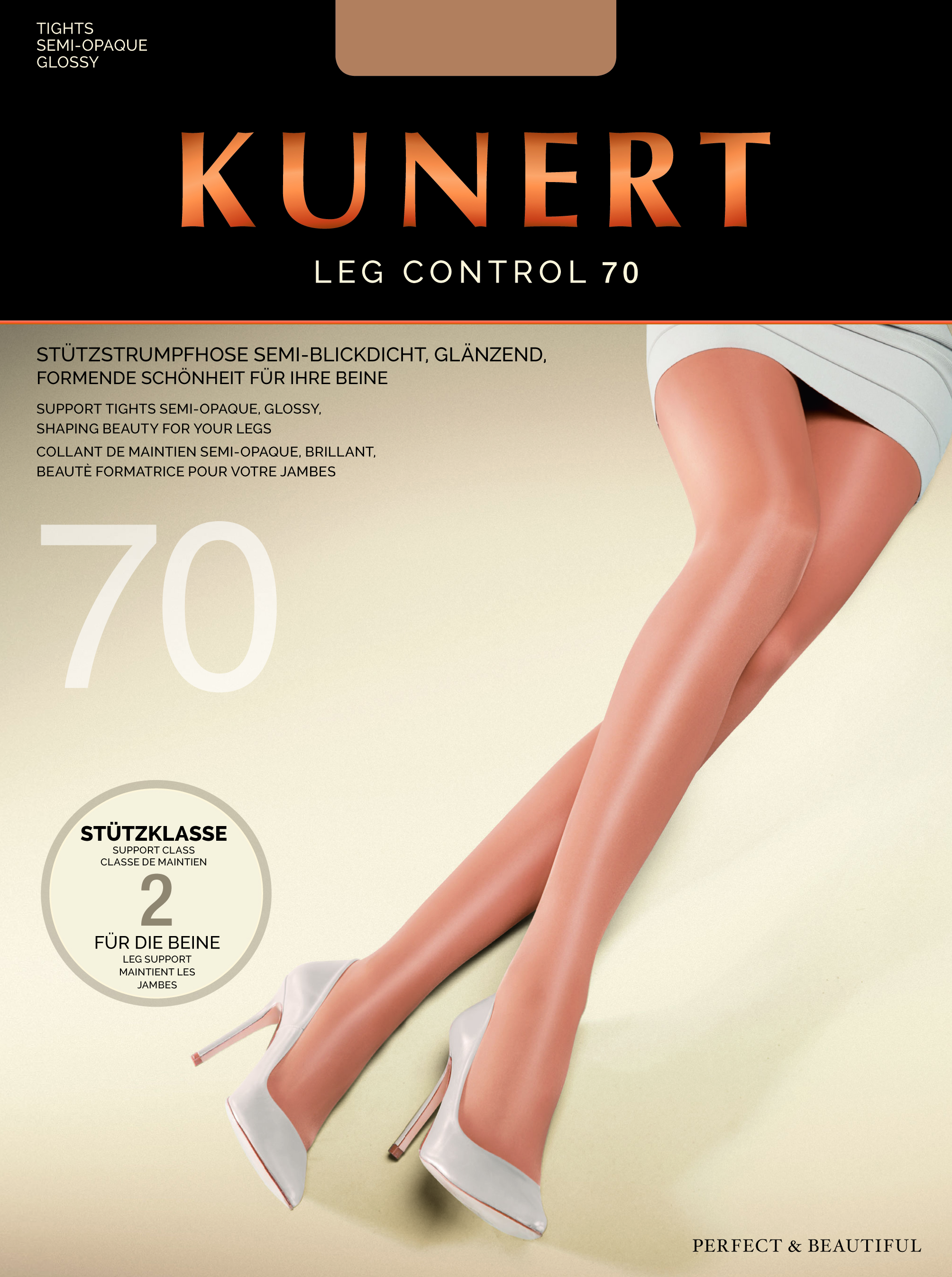 Kunert Leg Control 70 Gloss semi opaque support tights