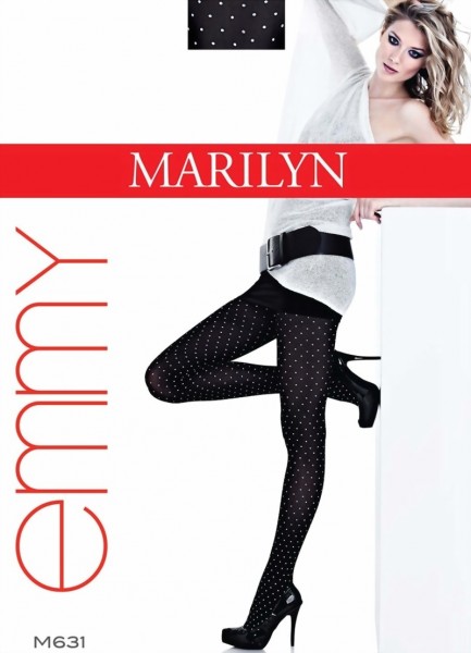 Marilyn - Trendy dot pattern tights Emmy, 40 DEN