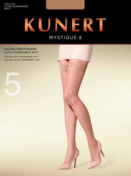 Kunert Mystique 5 - Ultra sheer, matt summer hold ups