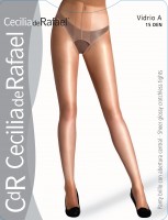 Cecilia de Rafael Vidrio A - Sheer, gloss tights with open crotch, 15 DEN Cecilia de Rafael Vidrio A - Sheer, gloss tights with open crotch, 15 DEN