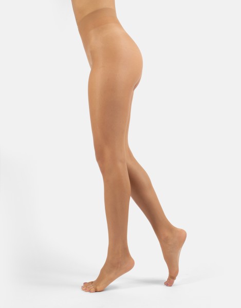 Cette - 10 denier sheer ladder resist tights with open toes
