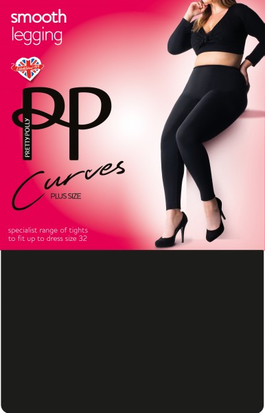 Pretty Polly Curves Smooth Leggings - Size Plus Collant sans pieds