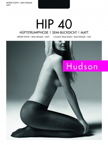 Hudson Hip 40 - Collants semi-opaque mini-culotte avec ceinture confort sur les hanches